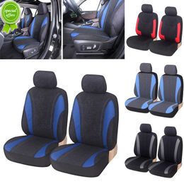 New Mesh Sports Style Car Seat Cover for Driver Front Part Car Interior Accessories for Rio K2 for IX35 for Honda for Toyota 2 piece