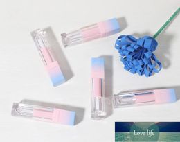 Wholesale Empty Lip Gloss Tube Gradient Pink Blue Plastic Elegant Lipstick Liquid Cosmetic Containers 5ml 200pcs/lot