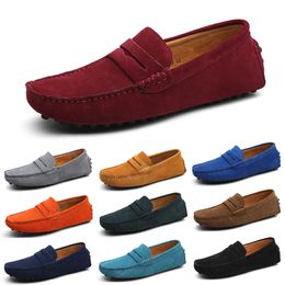 men casual shoes Espadrilles triple black navy brown wine red taupe Sky Blue Burgundy mens sneakers outdoor jogging walking fifty five