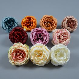 8cm Fake Flower 50pcs Heads in bulk Wholesale for Crafts Artificial DIY Silk Peony Heads Decorative Simulation Flower Head Decor for Party Decoration