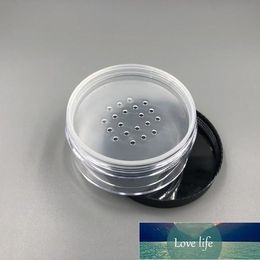 Reusable Plastic Loose Powder Compact Bottles Container DIY Makeup Powder Case with Sifter and Lined Screw Lid 50 ml(1.66 oz)