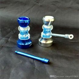 Hookahs New Metal pipe Wholesale Glass bongs Oil Burner Glass Pipes Water Pipes Oil Rigs Smoking