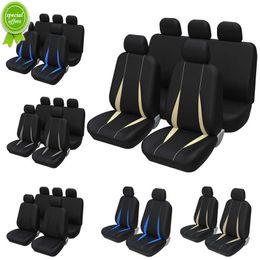 New Update 9 Pieces Car Seat Covers Universal Car Seat Protector With Airbag Compatible for Opel for Nissan March for Gazelle