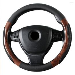 Steering Wheel Covers 38cm Summer Anti-slip Car Cover Breathable Auto Interior Accessories Styling Case