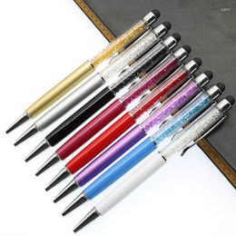 1pcs Crystal Ballpoint Pen Multifunction Touch Gel Ink Roller Ball Stationery Ball-Point 0.5mm Drop