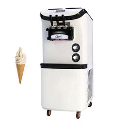 Soft Serve Ice Cream Machine Commercial Electric Gelato Making Machine Three Flavours Ice Cream Vending Machine