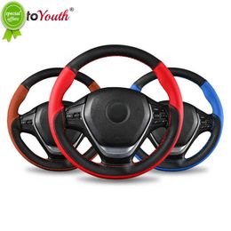 New Update 15 Inch Universal Micro Fibre Leather Car Steering Wheel Cover with Needle For Dragster For SOBOL (2310) For Europa S