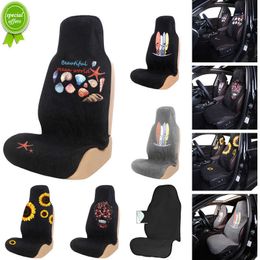 New Shell Print Towel Seat Cushion Beach Mat Anti-dirty Front Seat Covers Universal Fit Seat Protector Pet Mat Sports Car-Styling