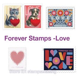 Forever Rate 2023 Love Theme Sheet of 20 1st Class Postal Mailing Wedding Engagement Celebration Invitation Party