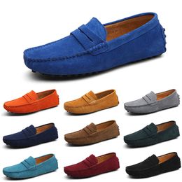 men casual shoes Espadrilles triple black navy brown wine red taupe Sky Blue Burgundy mens sneakers outdoor jogging walking thirty