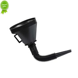 New Engine Refuelling Funnel with Philtre for Car Motorcycle Truck Oil Gasoline Filling Strainer Extension Pipe Hose Funnels Tools