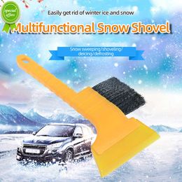 New Durable Car Snow Shovel 2 In 1 Car Windshield Snow Removal Scraper Ice Shovel Window Cleaning Tool Film Tool for Car