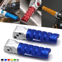 Pedals Motorcycle CNC Aluminum Rear Footrests Pegs For F800ST F800 ST 2006-2012 Passenger Pedal Foot-Pegs