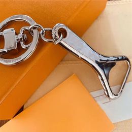 Classic designers real alloy French Bottle Opener Keychain style key chain brand designer keychains pendant with box287U