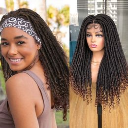 Full Lace Goddess Locs Wigs for Black Women 26 Full Lace Synthetic Natural Wavy Faux Locs Braids Wig Natural Black Hihoo Hairf