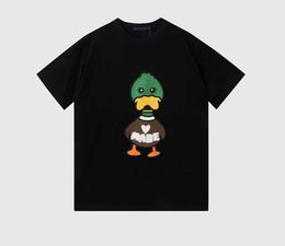 Wholesale Embroidered Duck Joint Design Designer embroidered t shirt for Men and Women - 100% Cotton, Asian Sizes S-XXL