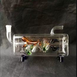 Cross tube cailong hookah Wholesale Glass Hookah, Glass Water Pipe Fittings