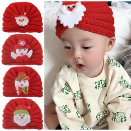 Christmas Decorations Fashion Warm Baby Hat Beanie Cap Winter Boy Girl Kids Knitted Toddler