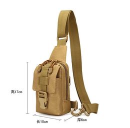 Tactical Military shoulder Bag Molle Chest Bag Outdoor Sports Climbing Trekking crossbody Sling packs Hunting Sport Backpack