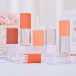 Storage Bottles 10pcs Frosted Cap Lip Gloss Tube DIY Containers Bottle Makeup Organizer Empty Cosmetic Container Tool