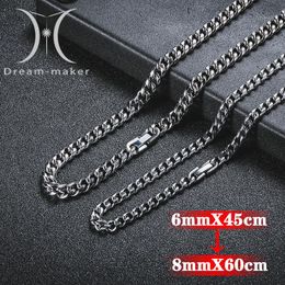 Chains Summer Titanium Steel Jewelry Tide Brand Necklace Simple Short Fashion Hip Hop Men And Women Clip GiftChains