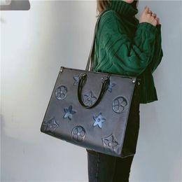 2023 top Designer Women Bag Monograms ONTHEGO GM MM Bags PU Genuine Leather luxury Handbags Purse Totes Shoulder Crossbody Female Backpack