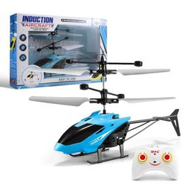 ElectricRC Aircraft Remote Control Aeroplane Helicopter Flying Mini Guide Aeroplane Aircraft Children Flashing Light Aircraft Kids Toy Gift for Kids 230314