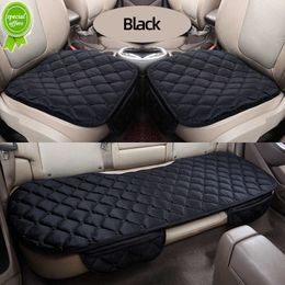 New 3-Piece Plush Car Seat Cushion Warm Anti-slip Front/Rear Car Seat Protector Pad Universal Car Seat Mat for Skoda2010 for Toyota