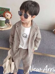 Clothing Sets Kid Boys Spring and Autumn Suit Boys Baby suit Clothes new Children's Clothing Casual Tops pants piece set Formal wear