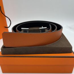 Men belt Belts for Women Designer Genuine Leather Belts cintura ceinture With box Fashion buckle ZPH14