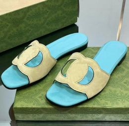 Markendesigner-Frau-Slipper, ineinandergreifende Ausschnitt-Sandalen, Schuhe, Damen, Ausschnitt-Slide-Flats, zeitlose Sommer-Slide-Sandale, Damen-Flip-Flops, perfekt hergestellt in Italien