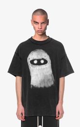 2023Fashion Brand Masked cartoon ninja printed T-shirt Owens Tags Oversized Designer Cotton Sleeveless Tops Men Tops Streetwear