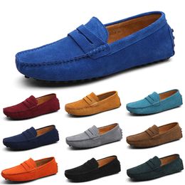 men casual shoes Espadrilles triple black navy brown wine red taupe Sky Blue Burgundy mens sneakers outdoor jogging walking forty one