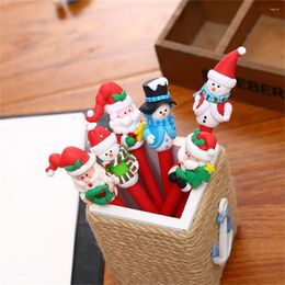 Smooth Writing Eco-friendly Cartoon Xmas Refill Ballpoint Pen For Children