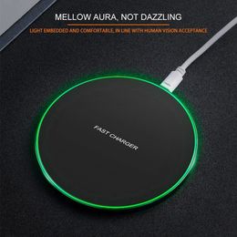 Smart QI Wireless Charger Metal Intelligent Charge Type Quick Charge Display Screen Output Interface Model Number Voltage Origin