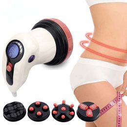 Full Body Massager 4in1 Infrared Fat Cellulite Remover Electric for Muscles Relaxation 3D Roller Device Loss Remove Slimming 230314