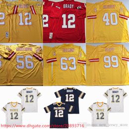 NCAA Vintage 75th Retro College Football Jerseys Stitched Yellow Jersey