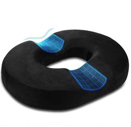 Pillow /Decorative Memory Foam Donut Seat Comfort Sofa Tailbone Orthopedic Anti Hemorrhoid Massage For Car Office