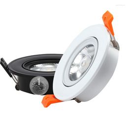 Dimmable LED Recessed Downlight Ceil 5W 7W 9W 12W With Driver COB Angle Adjustable Ceiling Spot Light Bedroom Shop 220v 110v