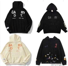 Men's Hoodies Sweatshirts Designer Sweaters Galleryes Streetwear Dept Branded Splash Ink Graffiti Print Women's Autumn Co Winter LooseqguqHG93