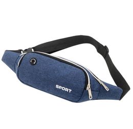 Casual running Waist Bag Canvas Fanny Belt Pack Gym Phone Pouch bags Portable Outdoor Waistpacks for Hiking Camping