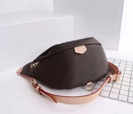 High Quality New women Leather Fashion Waist bag Gold Chain Bag Cross body Pure Color Classic Womens Handbag Shoulder Messenger Bags 4364a4