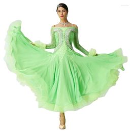 Stage Wear B-19378 Yundance National Standard Modern Dance Dress Competition Ballroom Costumes Customization For Sale