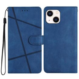 Skin Feel Vertical Line Leather Wallet Cases for iphone 14 pro max 13 12 mini 11 XR XS MAX 6P 7P 8P Card Slot Holder Mobile Phone Flip Cover Skin Book cover
