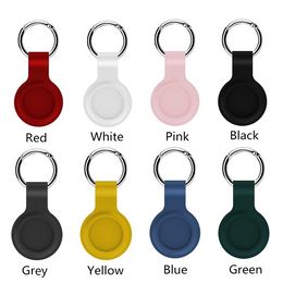 Airtag Holder, Airtag Keychain, AirTag Case for Dog Collar, Luggage, Keys, Full Body Anti-Scratch Protective (8 Colors)