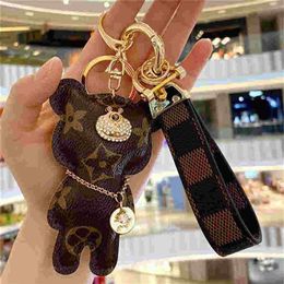 LL2020 Fashion brand Dog Keychain classic chic Keyring Women men luxury Car pendant unisex designer Key Chain Trinket Jewellery 262e