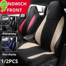 New Front High Back Bucket Seat Covers Universal 2pcs Auto Seat Protector For Peugeot 107 For Citron C1 For Toyota Aygo For Mazda