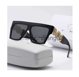 Designer Versage Sunglass Cycle Luxurious Fashion Sport Fashion Sunglasses New Classic Large Frame Square Men And Women Street Photo Travel Polarise Glasses