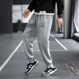 Men's Pants M8XL Cotton Oversize Mens Sports Pants Gym Male Joggers Tracksuit Sweatpants Jogging Trousers Plus Big Size Clothing Z315 Z0306