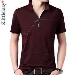 Men's Polos High Quality Summer Polo Shirt Men Short Sleeve Polos Shirts Zipper Pocket Mens Pol Clothes Dress Streetwear Poloshirt 8178 230316